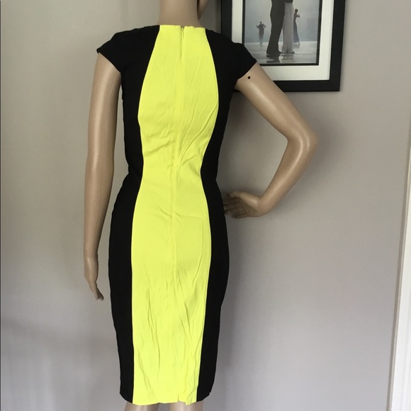 French connect black lime dress - Picture 3 of 5